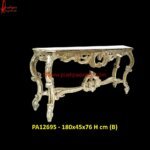 Indian Carved Beautiful Wood Console Table