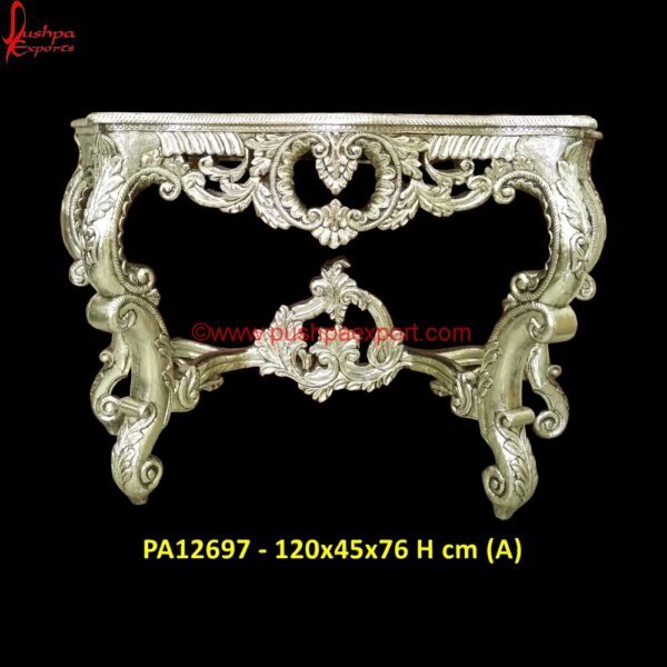 White Metal End Table PA12697 (A) Silver Nesting Tables, Silver Sofa Table, Silver Table Decor, Silver Table Set, Silver Vanity Desk, White Metal Coffee Table, White Metal Console Table, White Metal Dining Table, Whi.jpg"