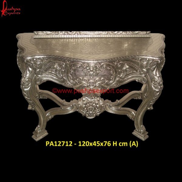 Pure Silver Carved Bedside Table PA12712 (A) White Metal Drum Table, White Metal Furniture, White Metal Nesting Tables, White Metal Round Coffee Table, White Metal Round Table, White Metal Table And Chairs, White Metal Table Le.jpg"