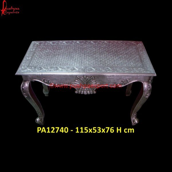 Embossed Silver Metal Side Table PA12740 Hand Carved Coffee Table, Modern Silver Table Lamp, Silver And Wood Coffee Table, Silver Bar Table, Silver Bedside Table, Silver Dining Table Set, Silver Entryway Table, Silver Wood.jpg"