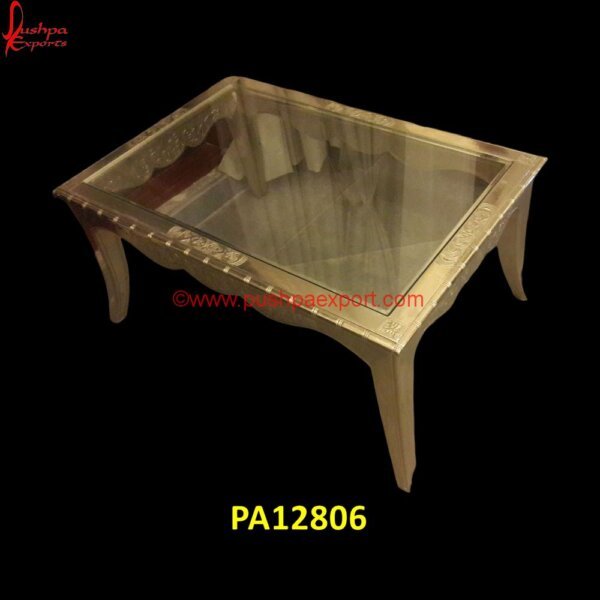 Brass Metal Embossed Coffee Table PA12806 White Metal Coffee Table, White Metal Console Table, White Metal Dining Table, White Metal End Table, White Metal Nightstand, White Metal Side Table, White Metal Table, Embossed White.jpg"