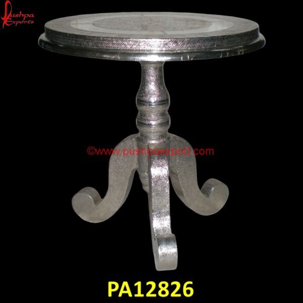 Embossed Round Silver Coffee Table PA12826 White Metal Table Legs, White Metal Vanity Table, White Metal Writing Desk, Metal Table Legs, Carved Wood Coffee Table, Carved Nightstand, Round Silver Coffee Table, Silver Coffee Table.jpg"