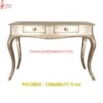 White Metal Dressing Table Console