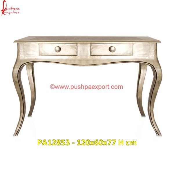 White Metal Dressing Table Console PA12853 Silver Bar Table, Silver Bedside Table, Silver Dining Table Set, Silver Entryway Table, Silver Wood Coffee Table, Silver Living Room Table, Silver Nesting Tables, Silver Sofa Table.jpg"