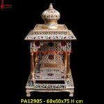 Traditional Pooja Mandir Meenakari Brass Metal