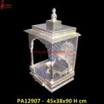 Pure Silver Coated Pooja Mandir