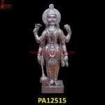 White Metal Lord Vishnu Statue