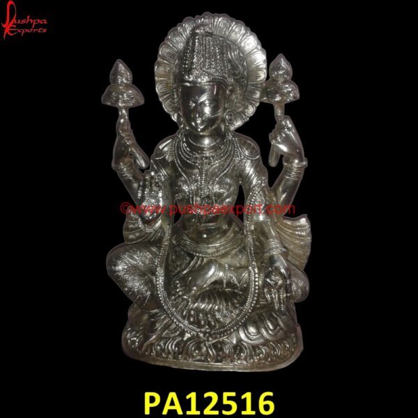 Silver Laxmi Statue PA12516 German Silver God Idols, German Silver Lakshmi Idol, Pure Silver Laxmi Idol, Pure Silver Laxmi Murti, Silver Idols For Pooja, Silver Laxmi Murti, Silver Statue Of Goddess Laxmi, White.jpg