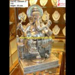 Silver Lord Ganesha Statue