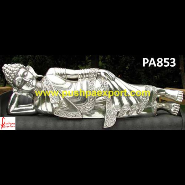 Buddha Metal Statue PA853 Buddha Metal Statue, Silver Buddha Statue, Silver Buddha Head Statue, Carving Buddha Statue, Buddha Silver Statue, Buddha Statue In Silver.jpg