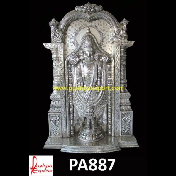 Tirupati Balaji Silver Idol PA887 Tirupati Balaji Statue, Tirupati Balaji Silver Idol, Tirupati Balaji Idol, Carved Tirupati Balaji Statue, Balaji Silver Idol, Silver Tirupati Balaji, Silver Carved Tirupati.jpg