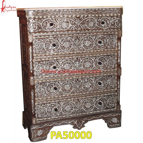 4 Drawer MOP Inlay Chest Of Drawer PA50000 inlay cabinet doors,inlay cabinets,mother of pearl cabinet,mother of pearl dresser,bone inlay sideboard,inlay sideboard,what is bedside commode,2 drawer mother of pearl.jpg