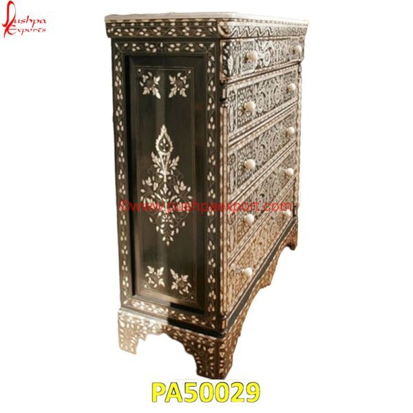 Moroccan Handcarved MOP Inlay Chest Of Drawer PA50029 mother of pearl inlay shoe cabinet,mother of pearl inlay sideboard,mother of pearl tv cabinet,pearl chest of drawers,pearl inlay chest of drawers,pearl inlay dresser,pink.jpg