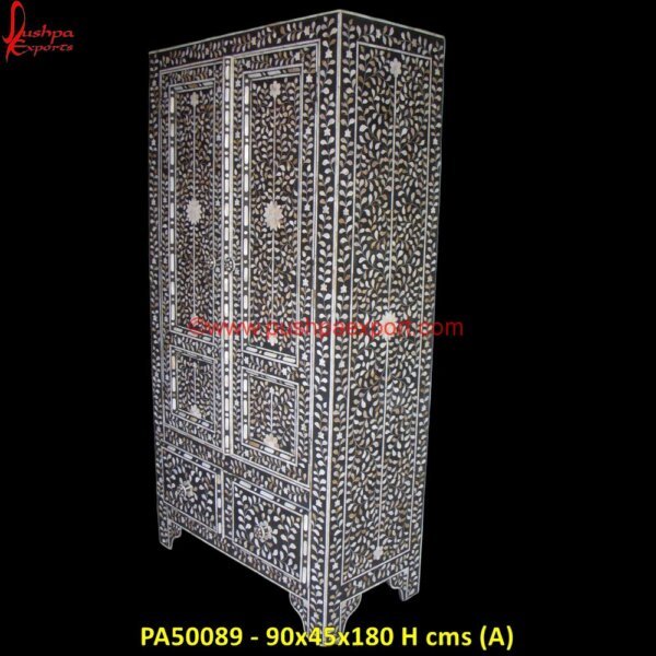 Flower Pattern Inlay MOP Wardrobe PA50089 - 90x45x180 H cms (A) inlay wardrobe,korean mother of pearl armoire,korean mother of pearl wardrobe,mother of pearl armoire,mother of pearl drawer handles,mother of pearl.jpg