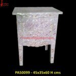 2 Drawer MOP Inlay Nightstand