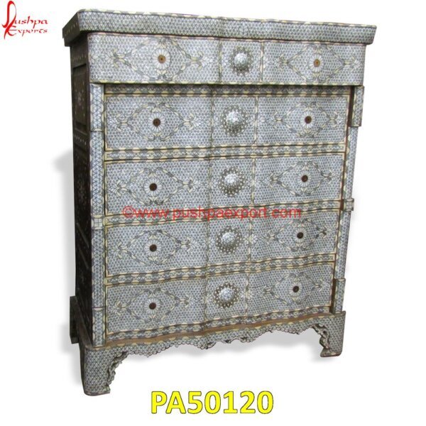 Moroccan Inlay Handmade Cabinet PA50120 inlay cabinet doors,inlay cabinets,mother of pearl cabinet,mother of pearl dresser,bone inlay sideboard,inlay sideboard,what is bedside commode.jpg