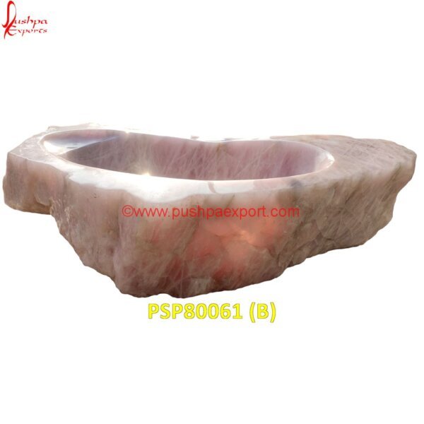 Handcarved Rose Quartz Bathtub PSP80061 (B) bathtub carved from amethyst, bathtub cut from a single piece of quartz, bathtub made from quartz, bathtub made of rose quartz, bathtub rose quartz.jpg