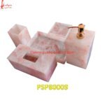 Rose Quartz Bathroom Accessories Set