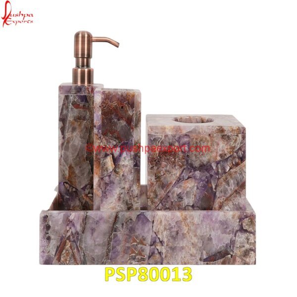 Handmade Amethyst Batrhoom Accessories PSP80013 grey stone toothbrush holder,white stone toothbrush holder,stone toothbrush holder set,black granite shower tray,rose quartz toothbrush holder.jpg