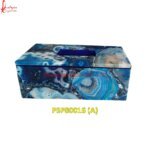 Blue Agate Tissue Paper Holder